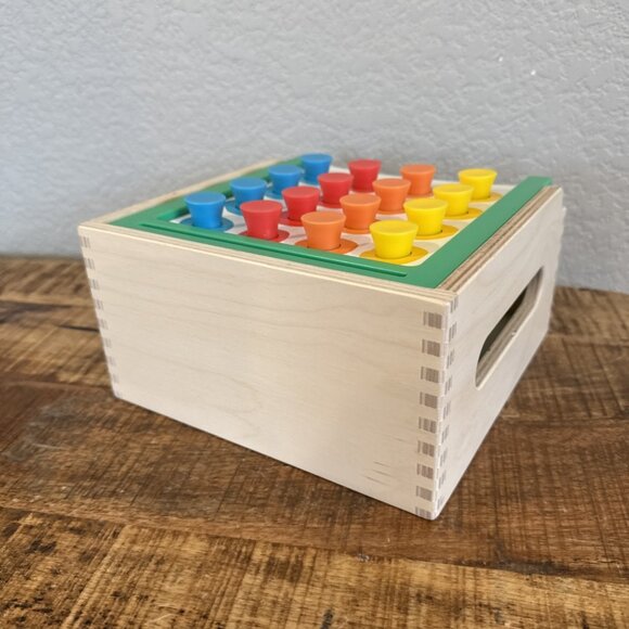 Lovevery Match And Tap Box Toy Investigator Play Kit Montessori — No Hammer - Picture 5 of 6